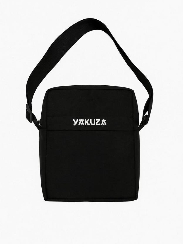 Yakuza Men & Women Black Messenger Bag