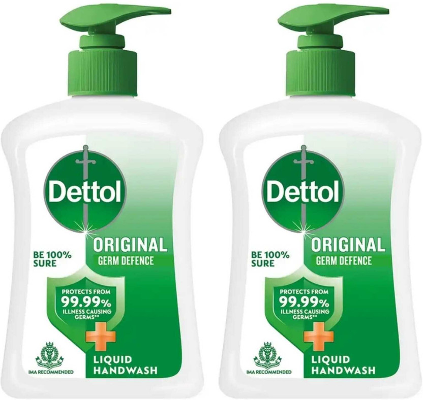 Dettol Orignal Germ Defence Liquid Handwash (210ML +210ML)=