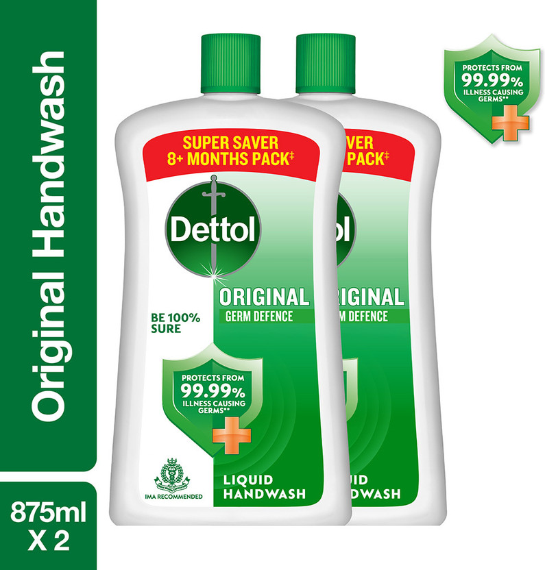 Dettol Original Liquid, Combo , no powder, soap , 10X Germ