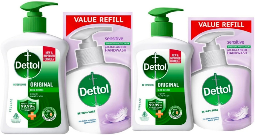 Dettol Hand wash pump relief 400 ml with 350 ml hand wash Hand