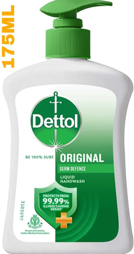 Dettol Original Germ Defence Liquid Hand Wash 175ML. Hand Wash