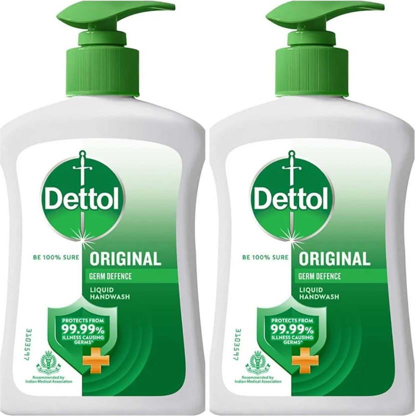 Dettol Original germ Defence Liquid Handwash(210ML+210ML)= 420ML