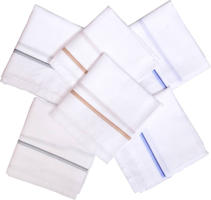 wildo Cotton Handkerchiefs HandKerchief For Men ["White"] Handkerchief Buy wildo Cotton