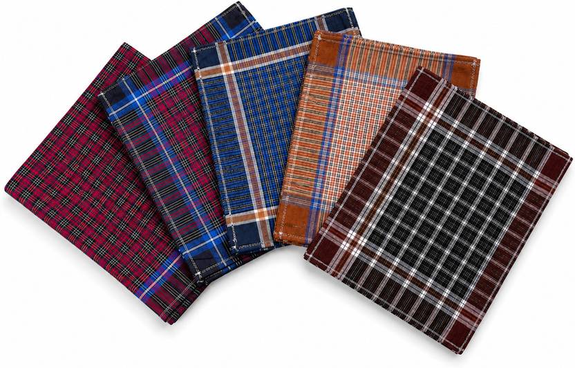 BLACKTANK Stylish Plaid Handkerchiefs for Everyday ["Multicolor"] Handkerchief