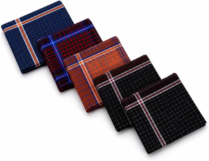 BLACKTANK Soft Cotton Handkerchiefs for Men ["Multicolor"] Handkerchief