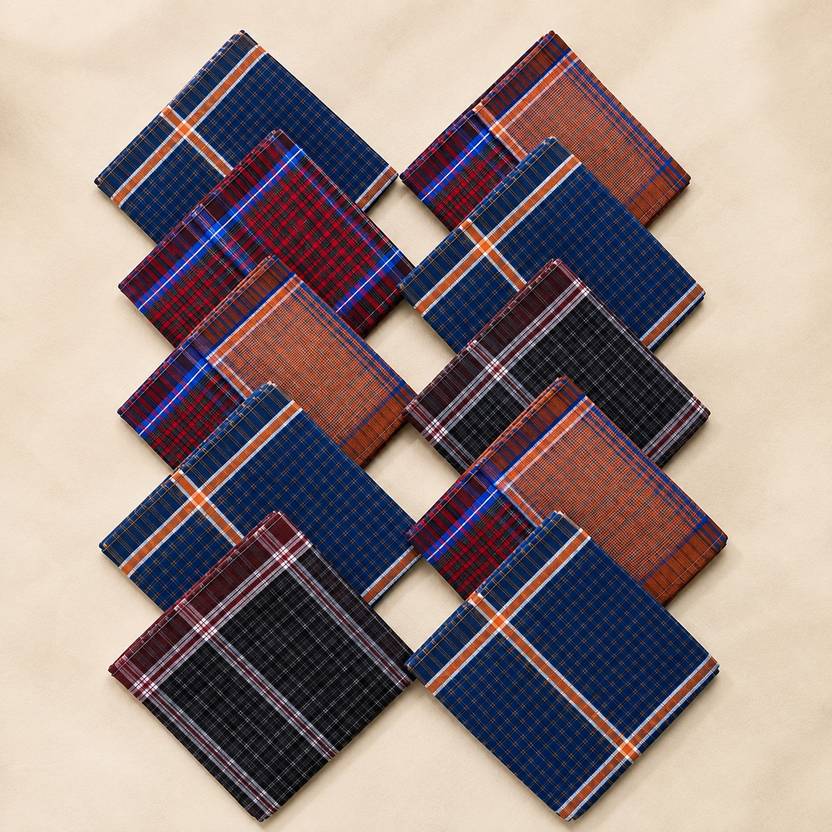BLACKTANK Premium Soft Cotton Daily Essential ["Multicolor"] Handkerchief