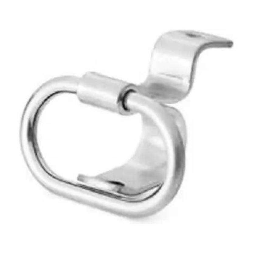 Bullkartzone Bike Pillion Side Lifting Handle with Hook(Silver) Handle Bar