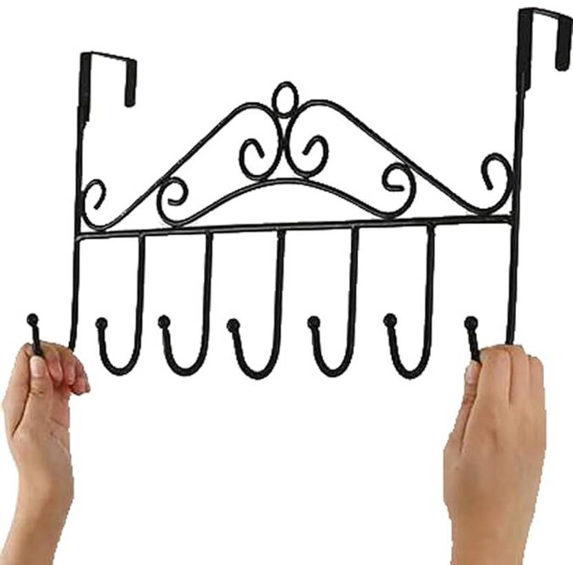 ONESTEPZONE 2B Over the Door Hanger with 7 Hooks Steel Shirt Hanger For  Shirt