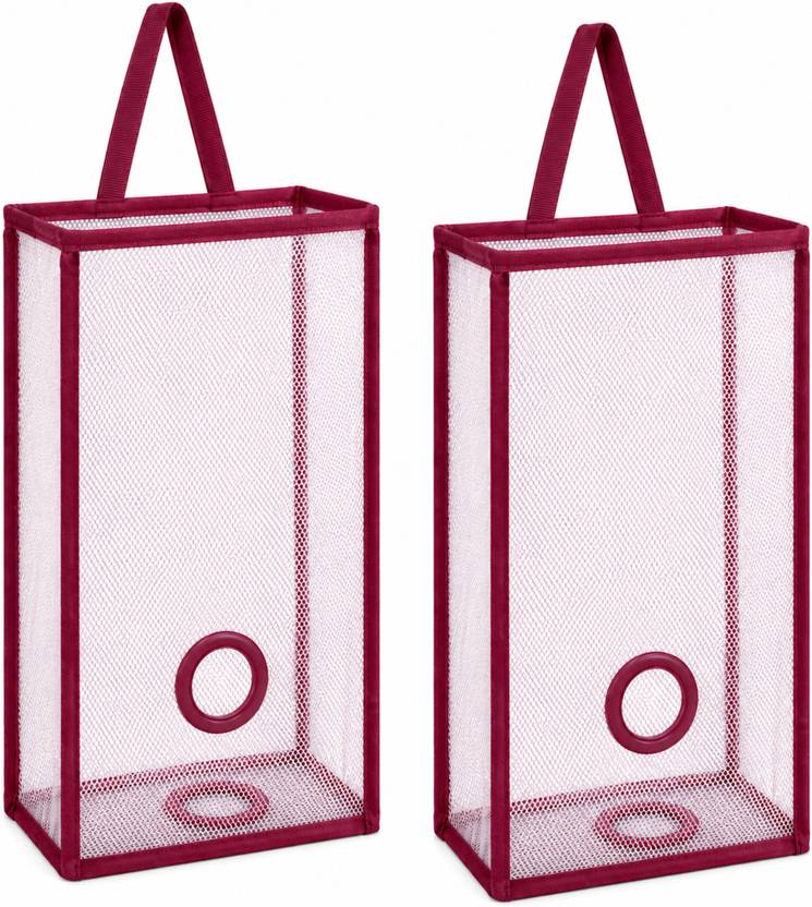 Buynation Polybag Organiser Kitchen Wall Hanging Polybag Holder Storage Bags Handbag Organizer
