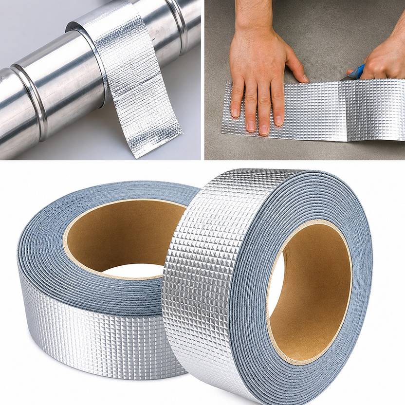UMAIE Aluminum Foil Tape – Heavy Duty Self-Adhesive Heat Reflective Insulation Tape 5 m Duct Tape