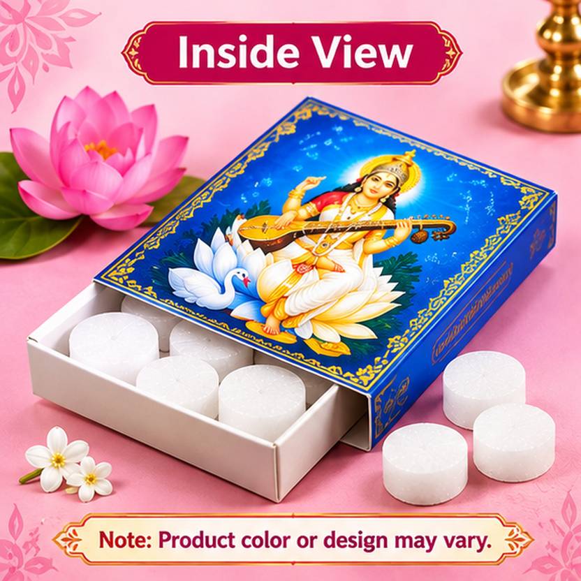 saanvi Camphor Tablets Puja Aarti Religious Rituals Daily Hindu Home Temple Festival