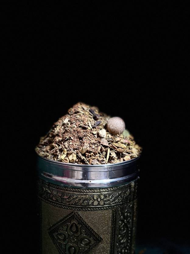 The Atharva-veda 100g Purest Vedic Hawan Samagri for Pooja with 51+ NATURAL HERBS, Yagna Samagri
