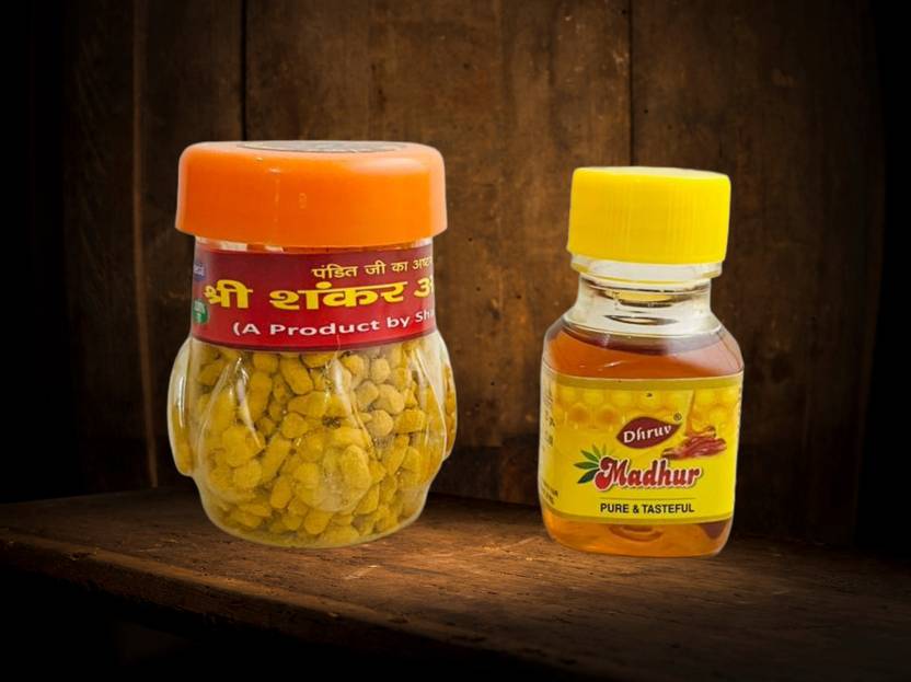 anilStore Yellow Danedar Chandan Tilak, Danewala Chandan with Honey Free
