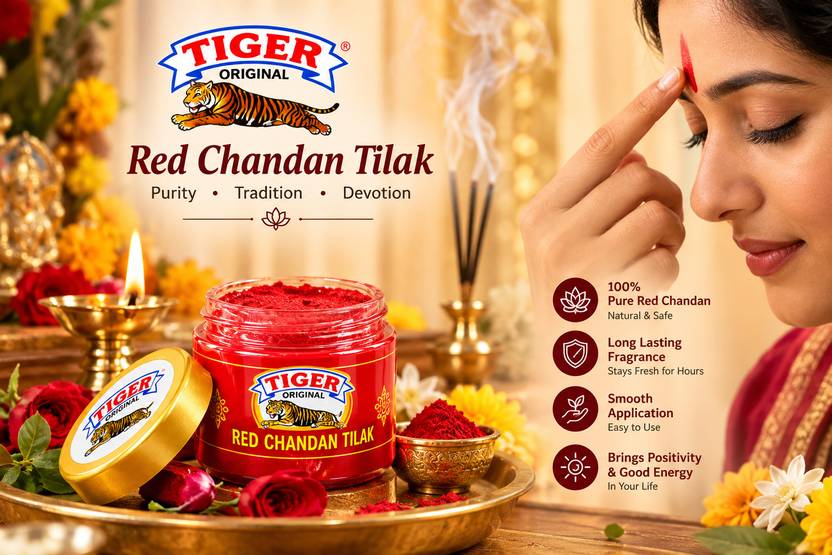 gajakesari punugu Gajakesari Red Chandan Tilak Original Lal Chandan Tikka (30g)