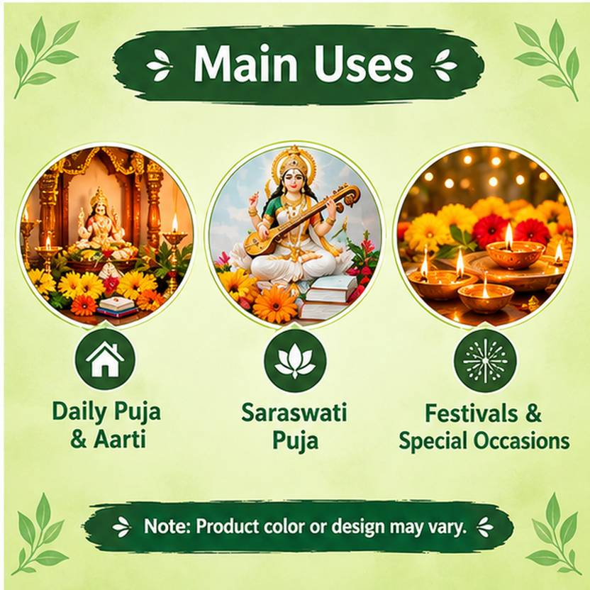 Chhavi Camphor Tablets Puja Aarti Religious Rituals Daily Hindu Home Temple Festival