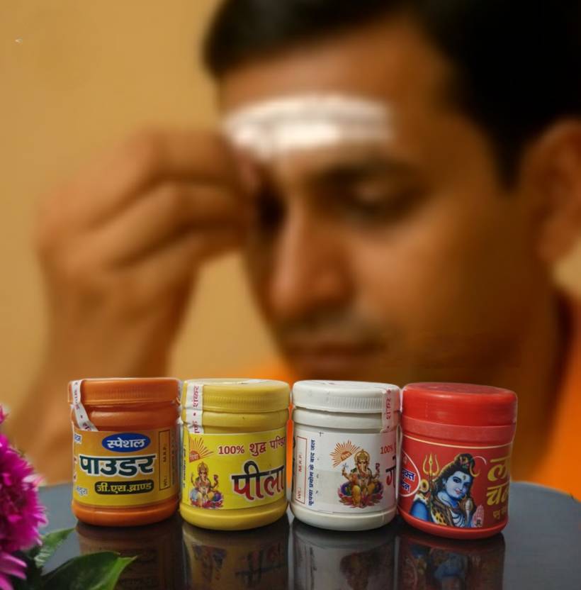 LATA DIVINE ENTERPRISES Sandalwood powder pack of 4