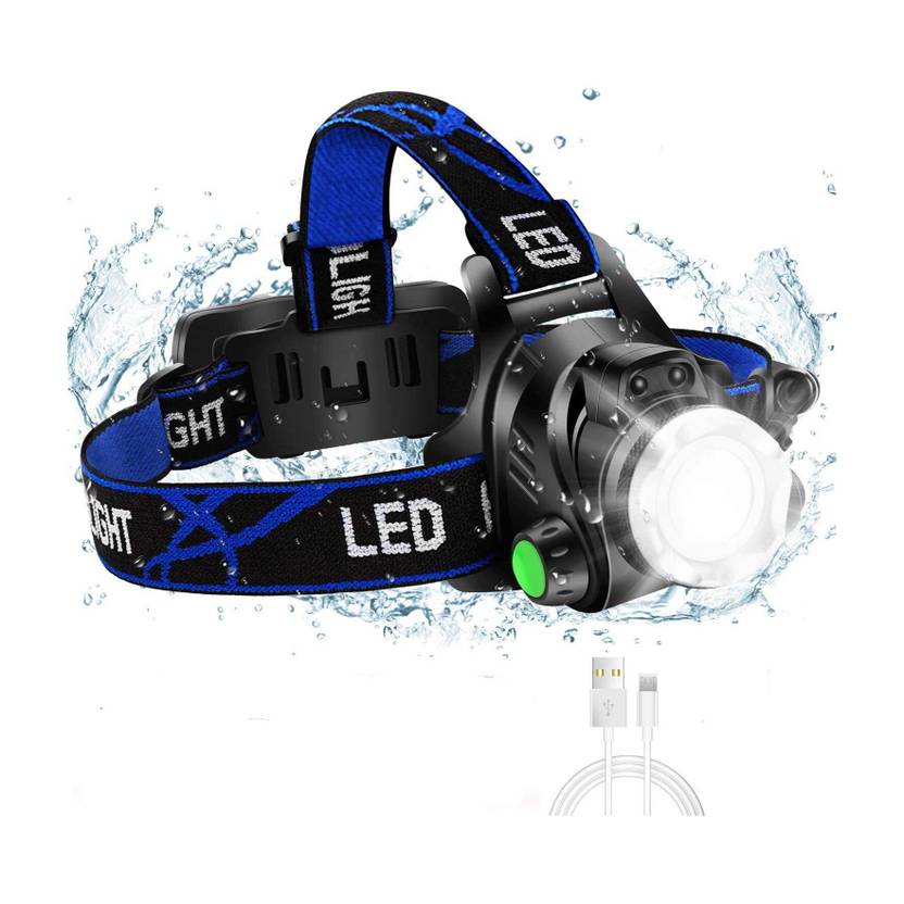 arthasya Super Bright Head Lamp Rechargeable LED Light Waterproof Head Light 4 Mode LED Headlamp