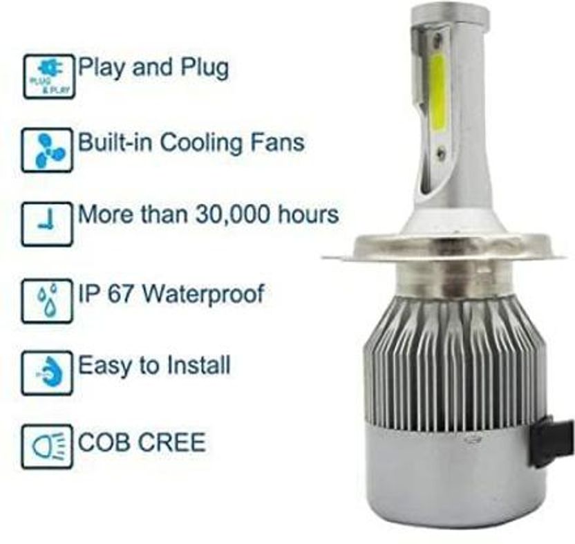 Motopex C6 H4 36W LED Headlight Bulb - Image 3