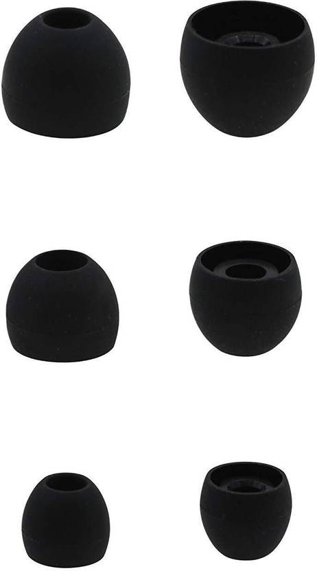 BBS PRO (Small, Medium, Large) Soft Silicone Rubber Earbuds Tips Eartips For Earphones In The Ear Headphone Cushion