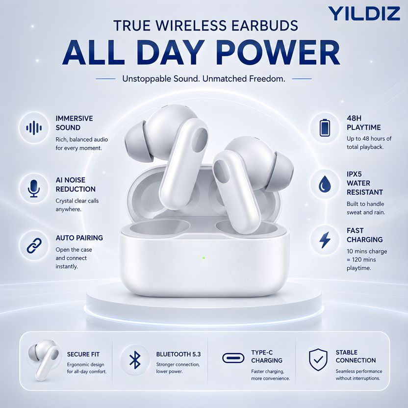 Yildiz Nord CE 2 True Wireless Bluetooth Earbuds - Image 7