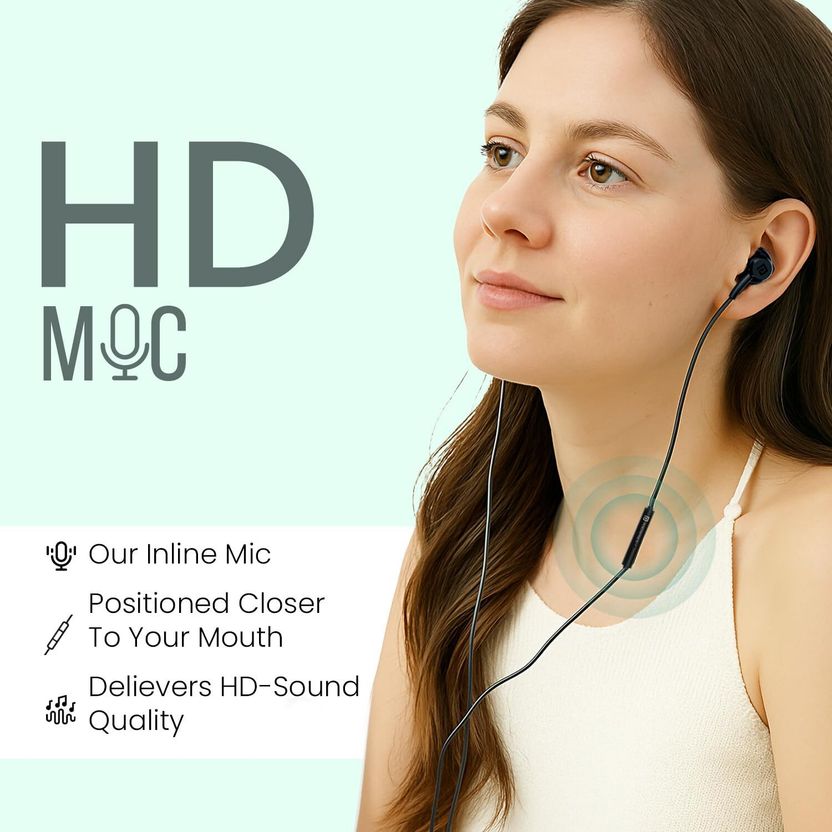Portronics Conch Gamma C In-Ear Type-C Wired Earphones - Image 5
