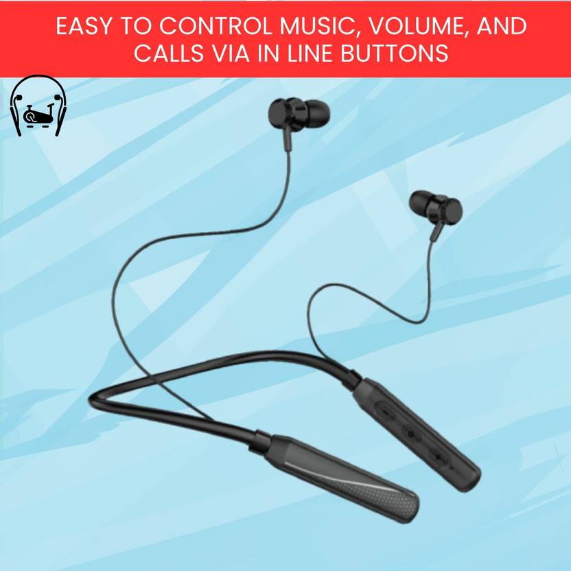 GUGGU Coco Neckband Bluetooth Headphone With 3D Stereo Sound & Fast ChargingN276 Bluetooth