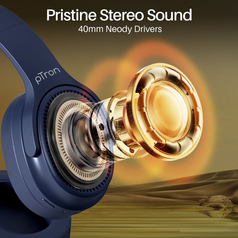 PTron Studio Pro Wireless Headphones - Image 4