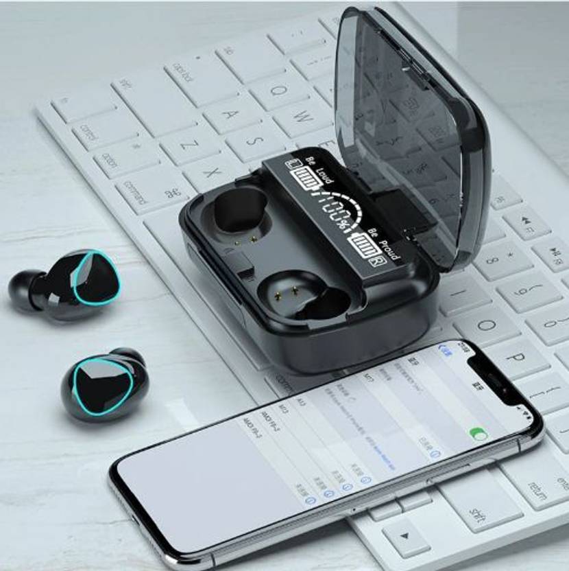 VANZARA TWS M10 Pro Wireless Buds| HD Stereo Sound with Deep Bass Soft Ear Cushions D195 Bluetooth