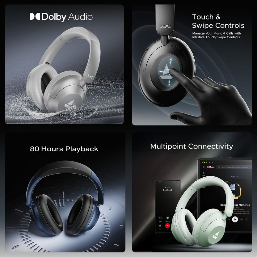 boAt Rockerz 650 Pro Headphones - Image 2