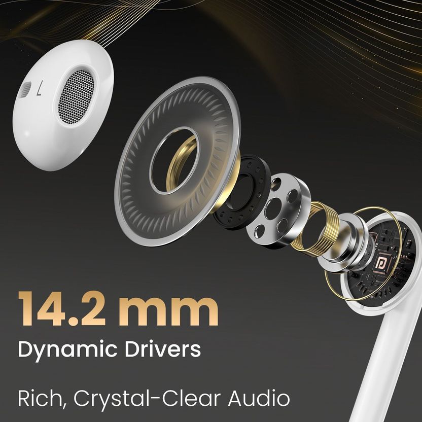 Portronics Conch Theta C Type C Wired Earphone With HD Quality In...more - Image 4
