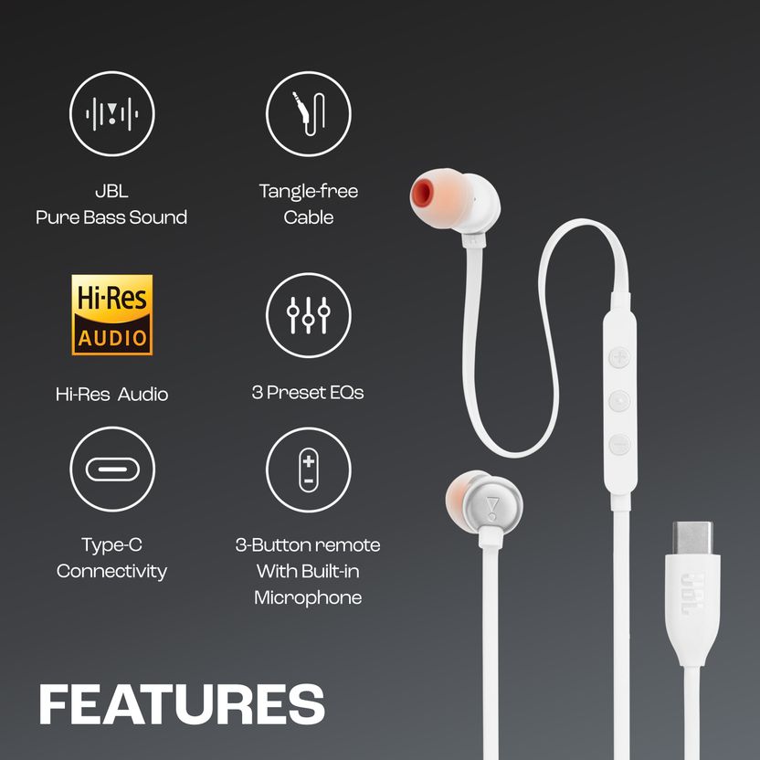 JBL Tune 310C Hi-Res Audio Headphones - Image 2