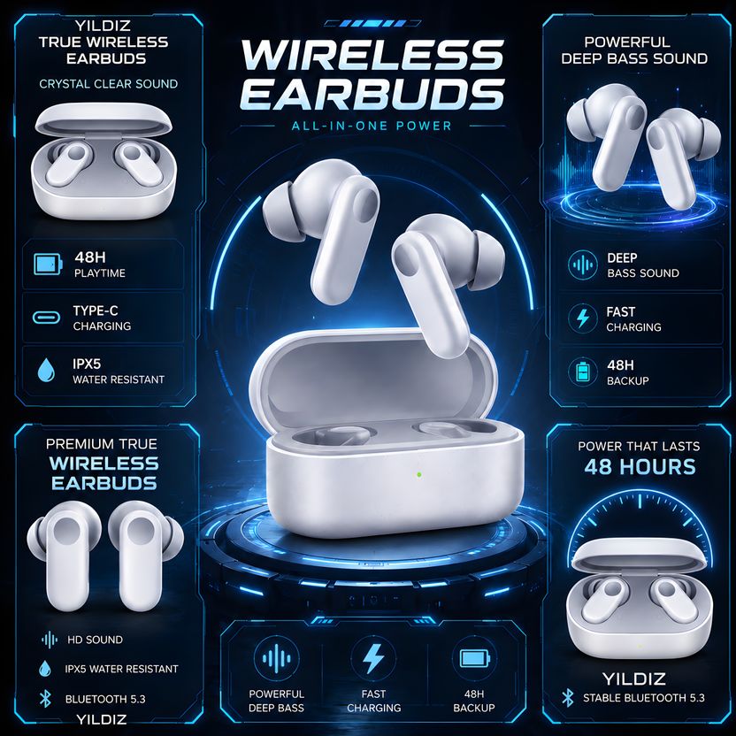 Yildiz Nord CE 2 True Wireless Bluetooth Earbuds - Image 2