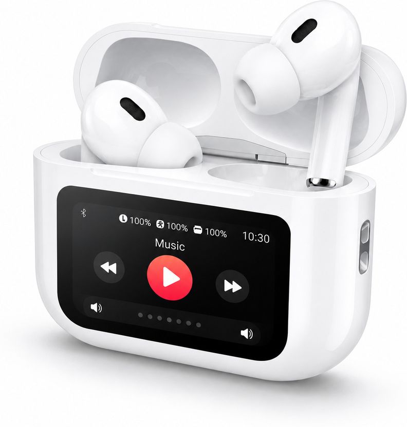 Teckily Ecotek Touch Display ANC Earbuds - Image 1