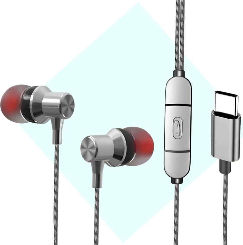 Bxeno Type C Handsfree with Mic T3x 5G/T3 5G/T2 Pro/V30Pro/V30/V29e/Y18e/Y28(22D) Wired