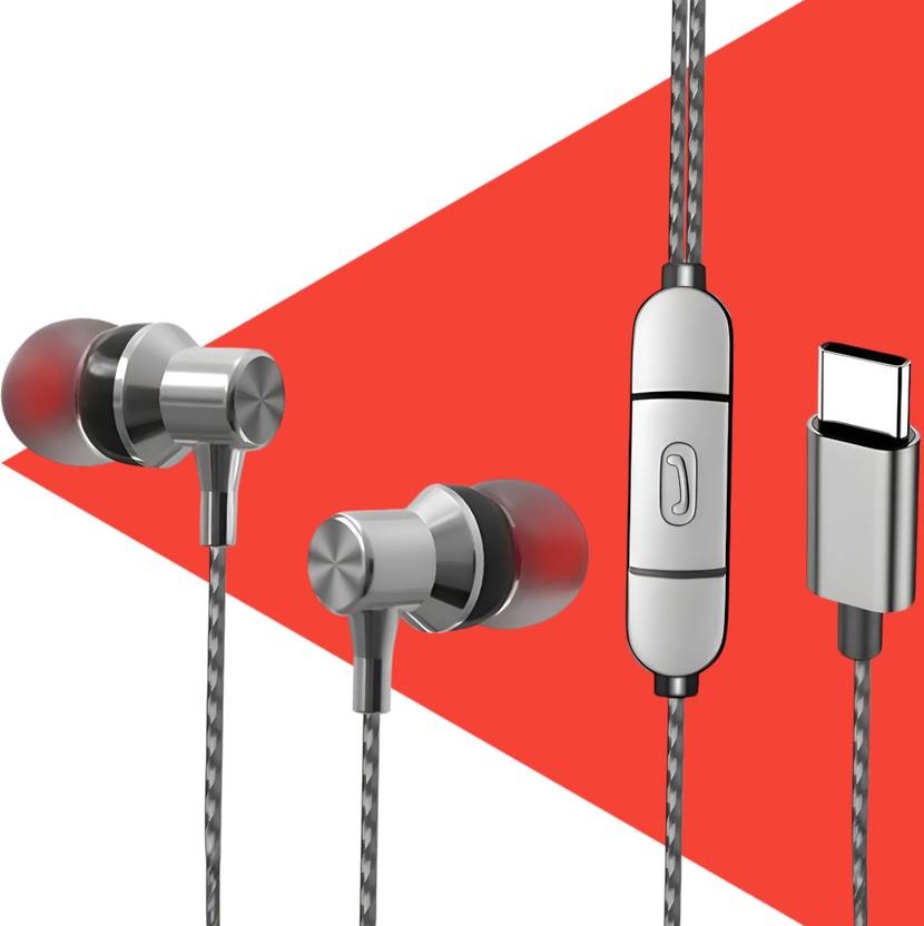 Bxeno Type C Earphone with Mic for S21 FE/F54/M34 5G/S22/S22+/S20 FE Wired