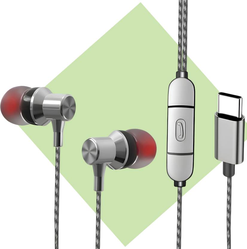 Bxeno Type C Handsfree with Mic for t44w/T1 44W/ Y27 4GT2x 5G /Y200 5G[27] Wired
