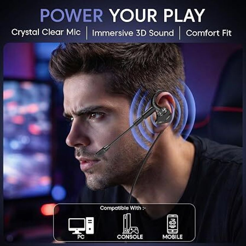 sounce Wired Earphones with Detachable Boom Mic - Image 7