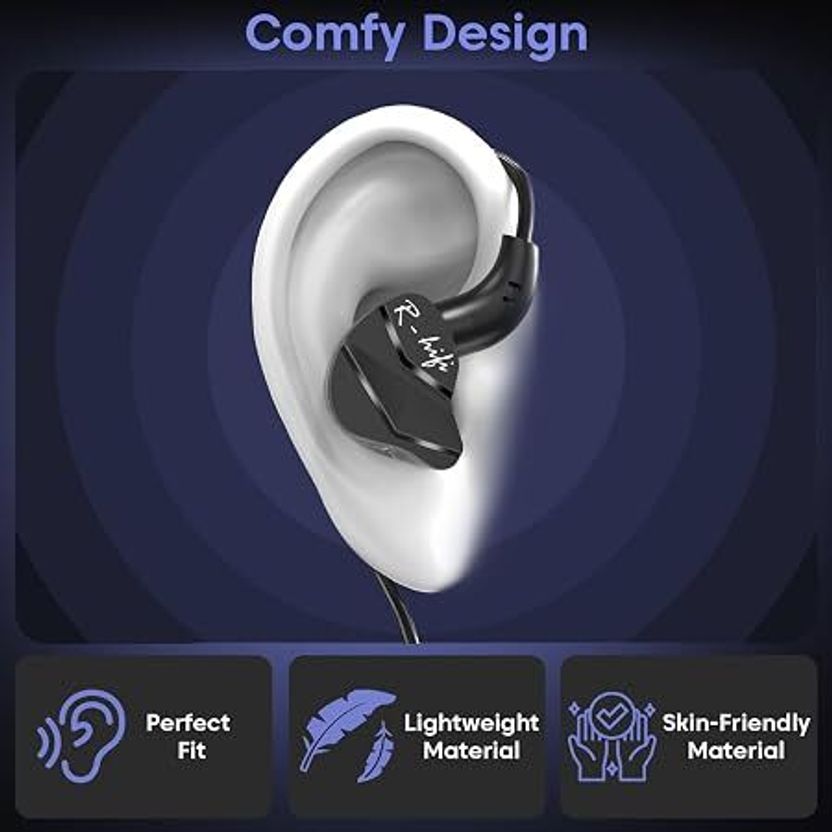 sounce Wired Earphones with Detachable Boom Mic - Image 3