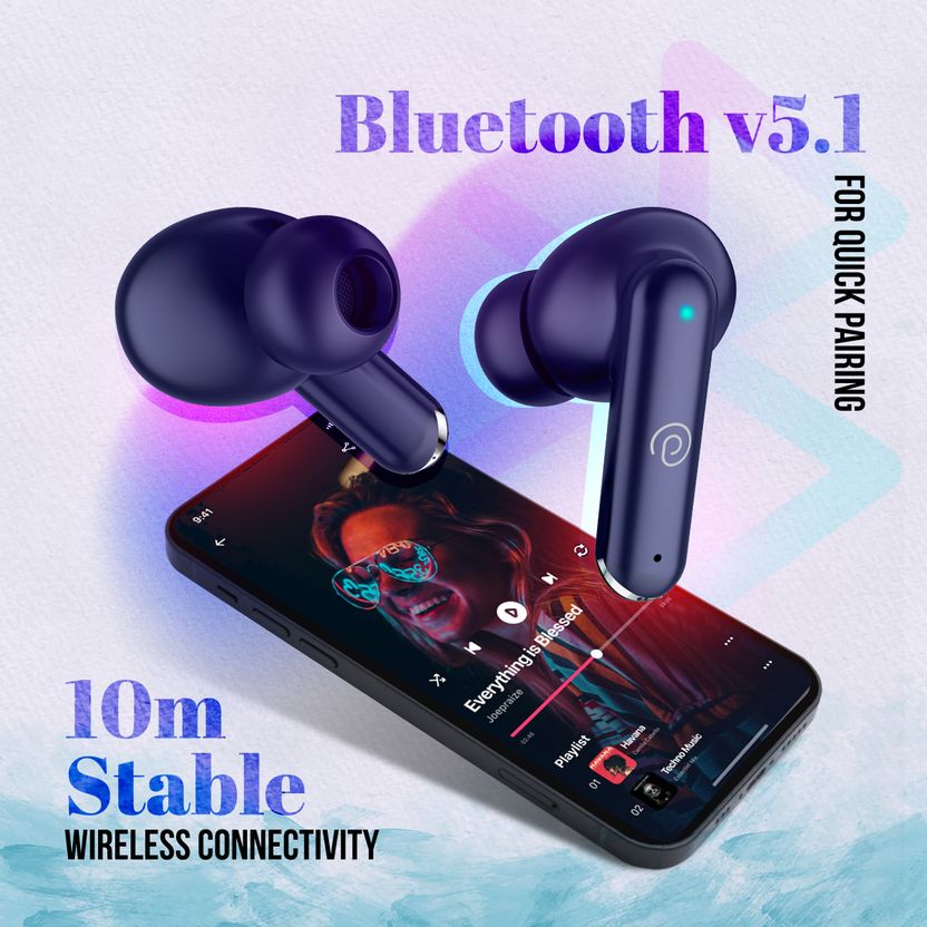 PTron Bassbuds Joy TWS 32hrs Playtime - Image 3