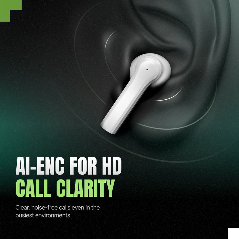 Mivi Duopods Horizon AI-ENC Earbuds - Image 3