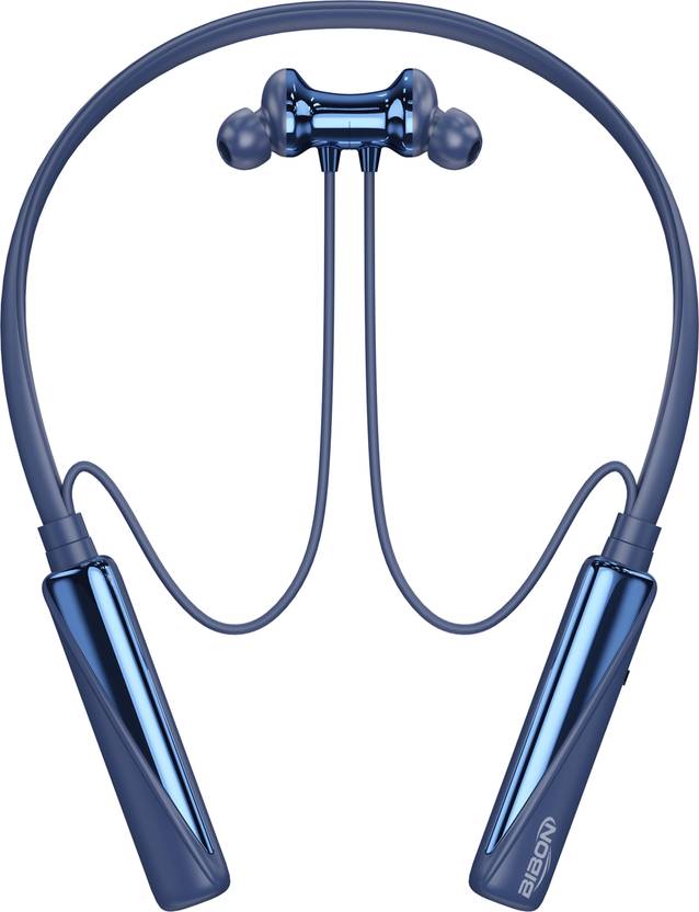 BiBon Elephant - MAGNETIC POWER OFF/ON 50Hr Playtime Headphone Neckband-3 Bluetooth