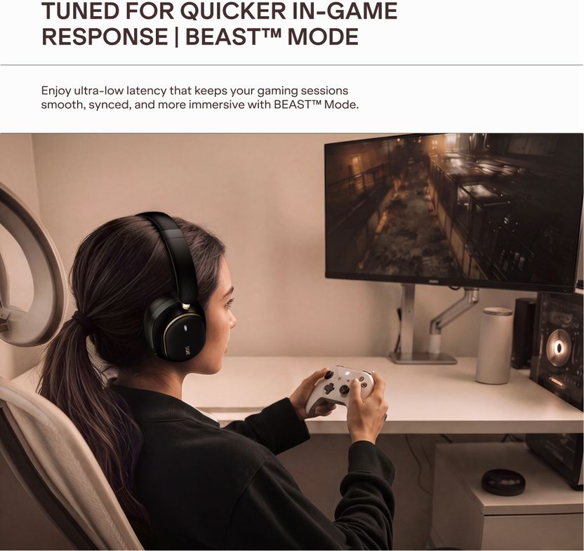 boAt Rockerz Plus 440 Dual Driver Wireless Headphones - Image 6
