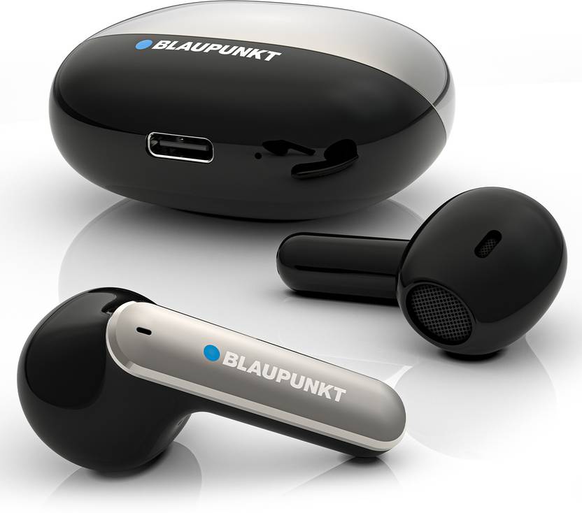 Blaupunkt BTW12 KHROME Bassbuds Truly Wireless BT Earbuds,Low Latency