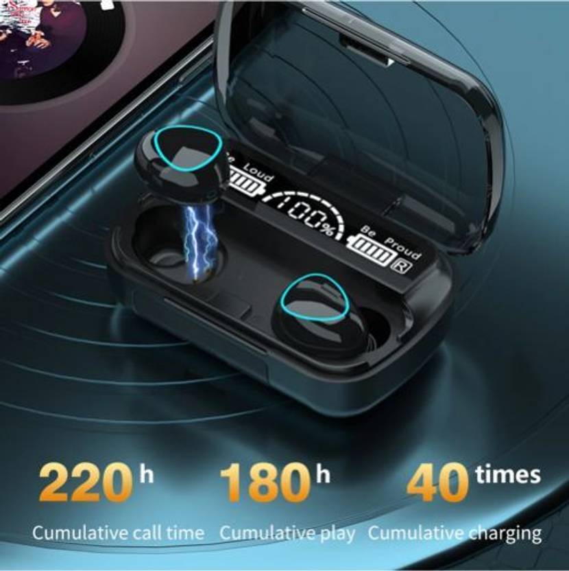 VANZARA TWS M10 Pro Wireless Buds| HD Stereo Sound with Deep Bass Soft Ear Cushions D472 Bluetooth