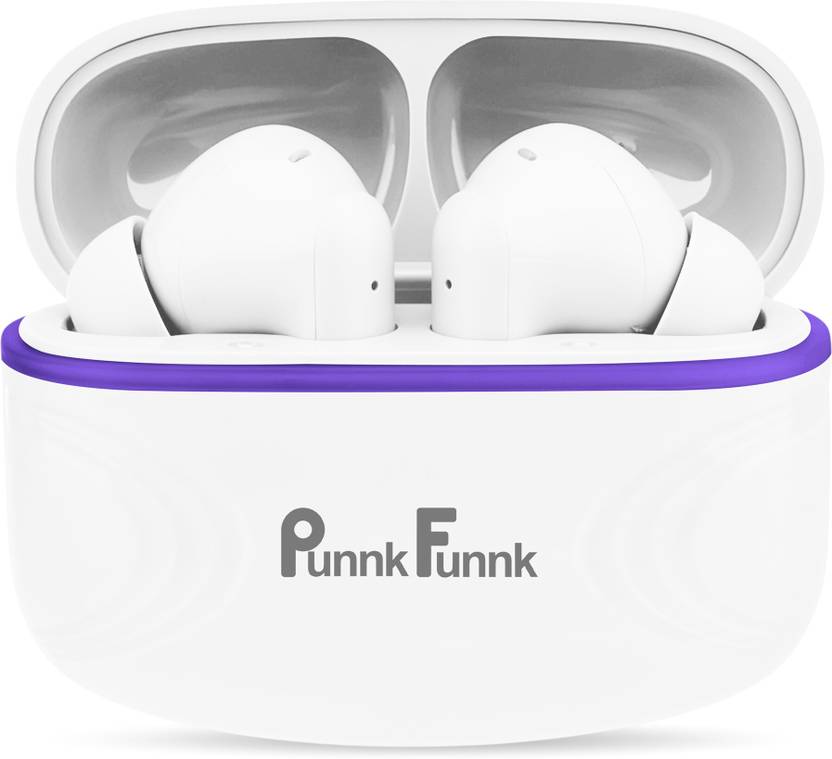 PunnkFunnk Fusion IV Superstar Upto 50 Hours Playtime Deep Bass Fast Charging Earbuds Bluetooth