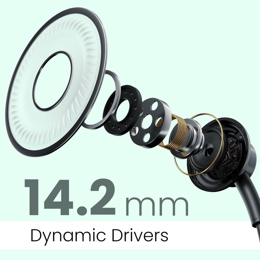 Portronics Conch Gamma C In-Ear Type-C Wired Earphones - Image 4