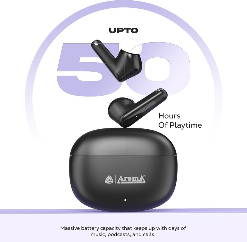 Aroma NB126 Force Plus 50Hr Playtime Earbuds - Image 4