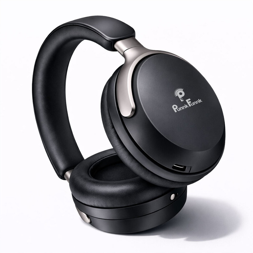 PunnkFunnk SuperBass with 70Hr Playtime Wireless Headpone & Mic