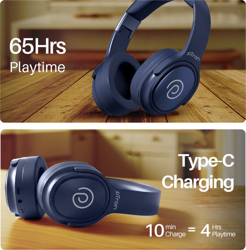 PTron Studio Pro Wireless Headphones - Image 3