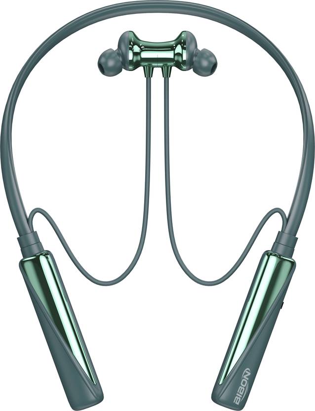 BiBon Elephant - MAGNETIC POWER OFF/ON 50Hr Playtime Headphone Neckband-5 Bluetooth Headset